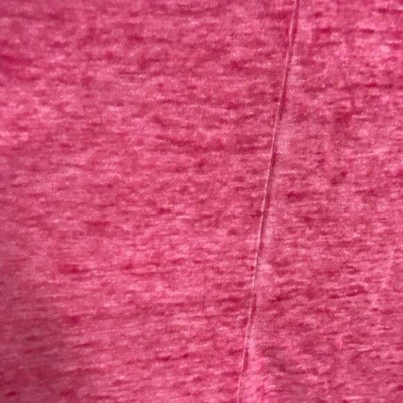 French Laundry Sport Semi-Sheer Burnout Workout Tank Top Tee Shirt in Red Small - Picture 5 of 7